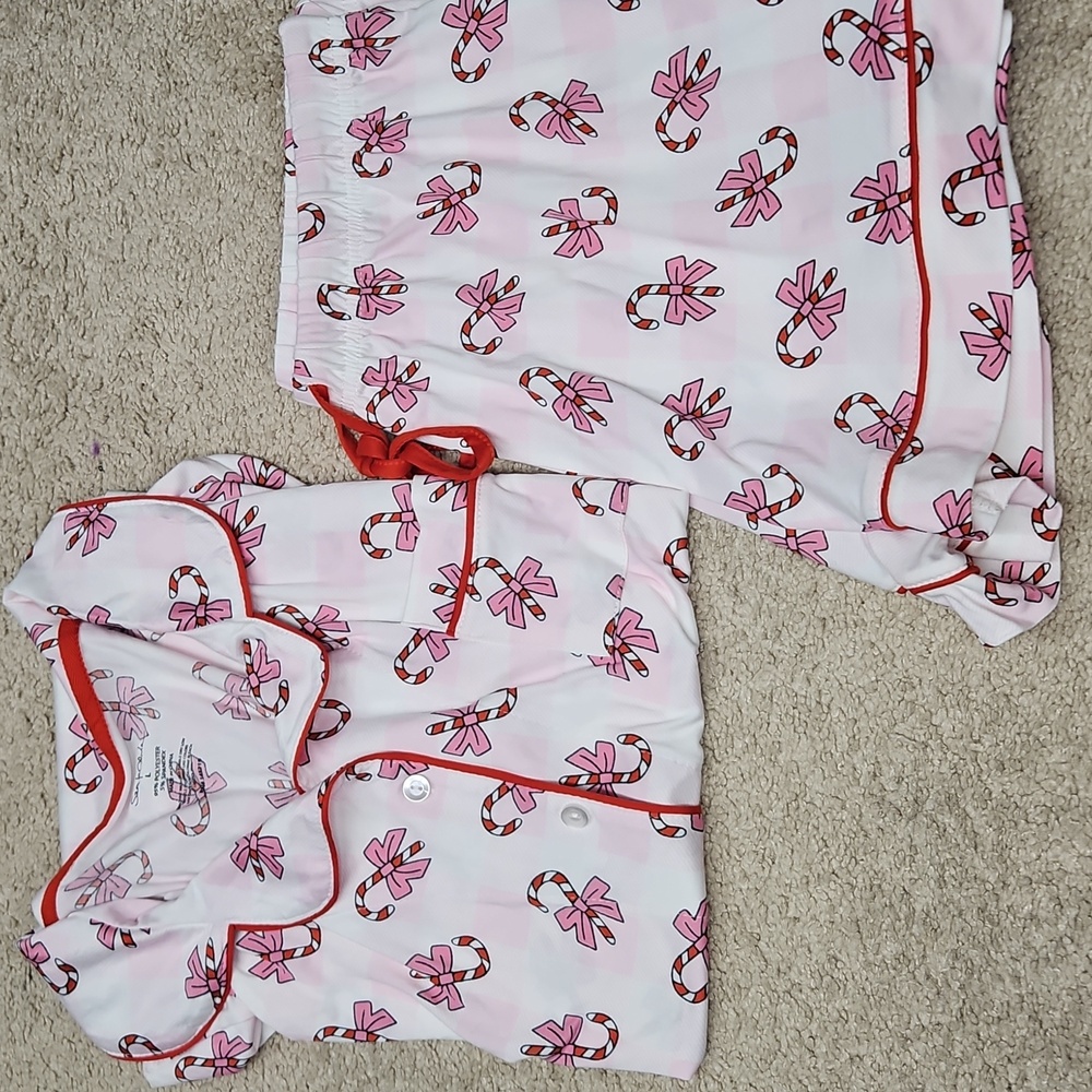 Candy Cane Pajama Set 🎀